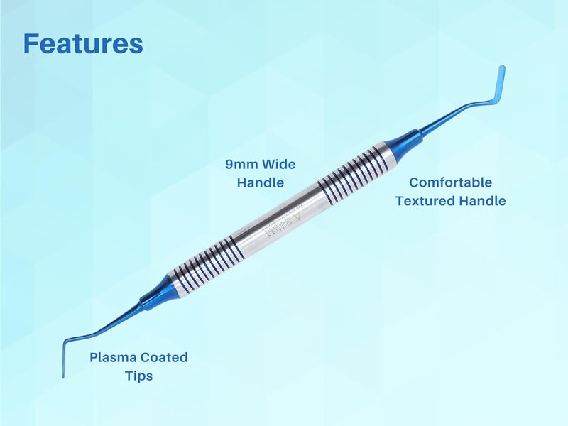 [Australia - AusPower] - ARTMAN INSTRUMENTS 10 PCS Dental Composite Filling Plastic Instruments – Flat Ends Heidman Set for Restorative Dentistry, Filling and Contouring 