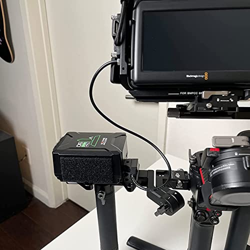 BMPCC 4K 6K Pro Flexible Power Cable, D-tap to Weipu SF6 2 Pin Female for Blackmagic Pocket Cinema Camera from Gold Mount V-Mount Battery (7.8" Straight Plug) 7.8 INCH/20CM Straight Plug