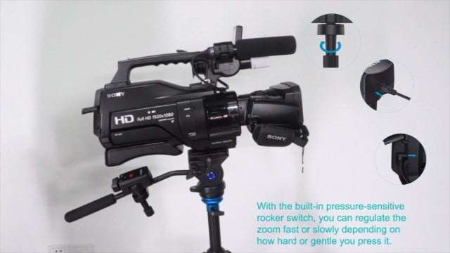 AODELAN Camcorder Zoom Controller Lanc Video Camera Remote Control