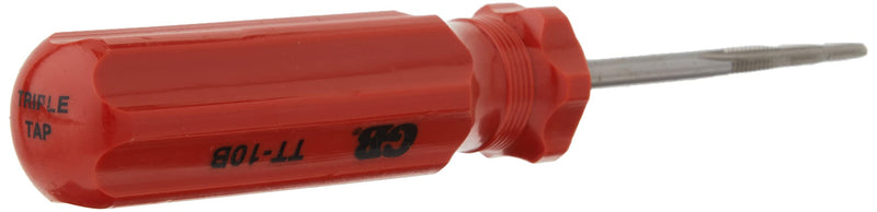 [Australia - AusPower] - Gardner Bender TT-10B Electricians Tapping and Rethreading Tool, 3 Tap Sizes 6-32, 8-32, & 10-24 