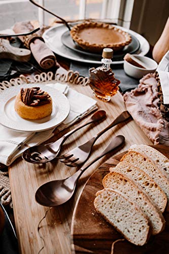 Knork 3-Piece Serving Set Copper Titanium Coated