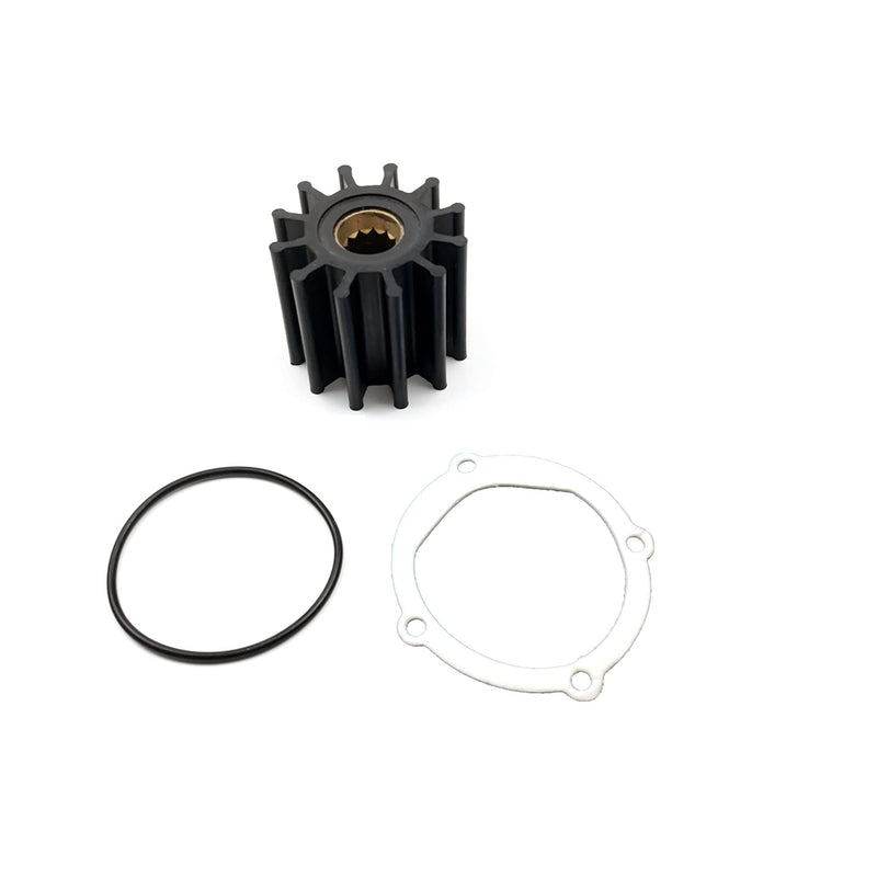 Water Pump Impeller Repair Kit Replacement for Johnson 09-812B-1 F6B-9 Series & Volvo Penta 21951354 3842786 21213664 21951352 Yanmar 119773-42600 X08812 Indmar S685007 Jabsco 13554-0001-P