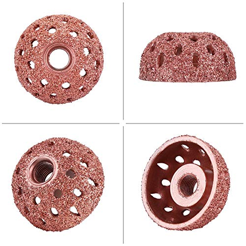 Low Speed Tire Buffer, 1.5" Tire Grinder Tire Buffing Wheel Tire Patch Roller 3/8"-24 Thread with Linking Rod Tire Patch Kit (2Pcs)