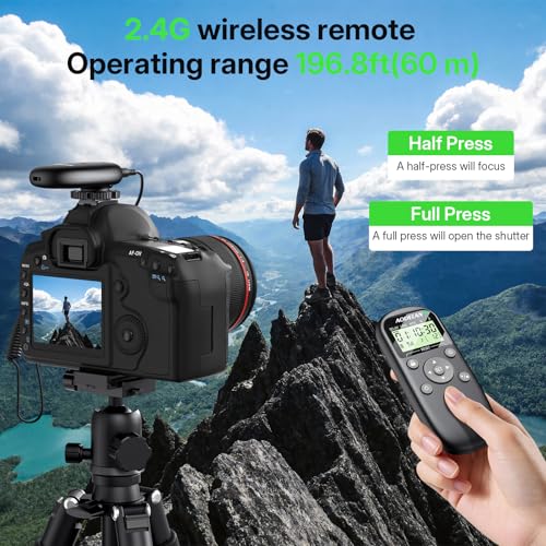 AODELAN Rechargeable Camera Timer Intervalometer Remote Control for Sony Rechargeable for Sony