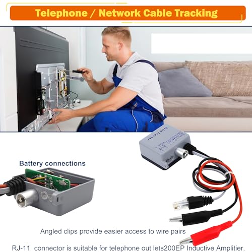 Lunarlipes Tone Generator Kit with wire tracer and circuit tester for network cable testing