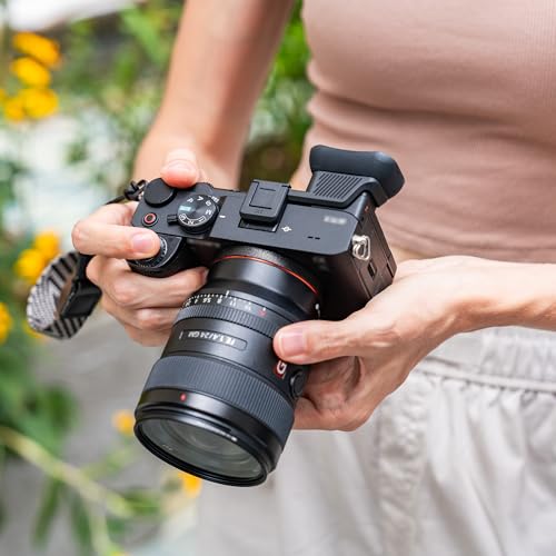 Extended A7CII A7CR Eyecup with Cold Shoe Mount & Hot Shoe Cap(Not for A7C) for Sony A7CII A7CR (Upgrade)