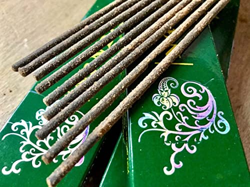 Wood Spice Premium Masala Incense Sticks Agarbathi -15g Boxes x 12pack insense inscents insienso - Fine Quality Incense Sticks for Purification, Relaxation, Positivity, Yoga, Meditation (Wood Spice) Natural