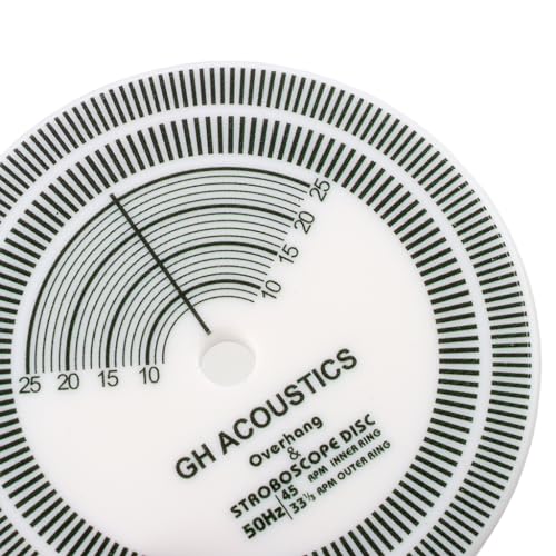LP Vinyl Record Player Phono Tachometer Calibration Strobe Disc Strobe Mat 33 45 RPM
