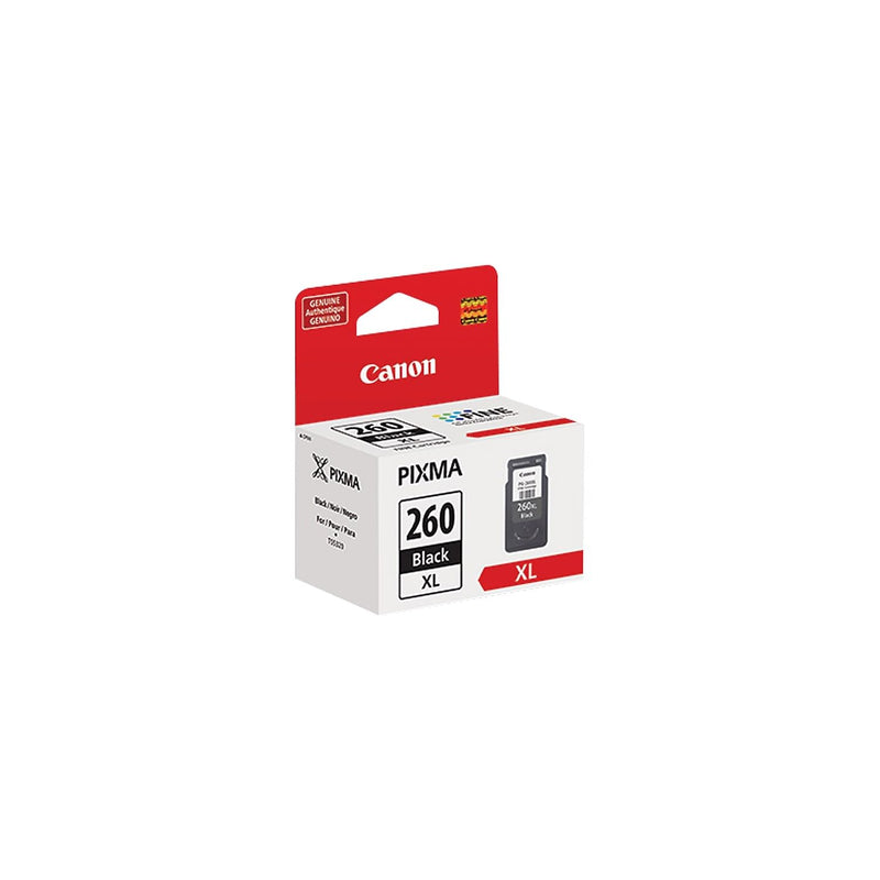 [Australia - AusPower] - Canon PG-260Xl Black Ink Cartridge, Compatible to Printer TR7020, TS6420, and TS5320 