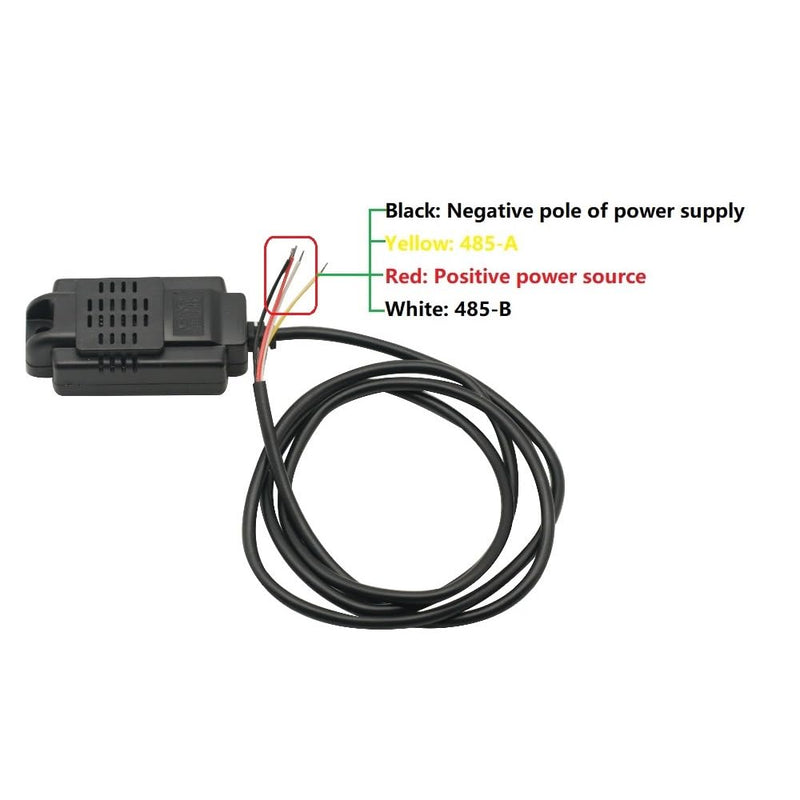 [Australia - AusPower] - SHT20 Temperature Humidity Sensor Module with RS485 Modbus High Precision Temperature Humidity Monitor Transmitter Sensor Probe DC4-30V 