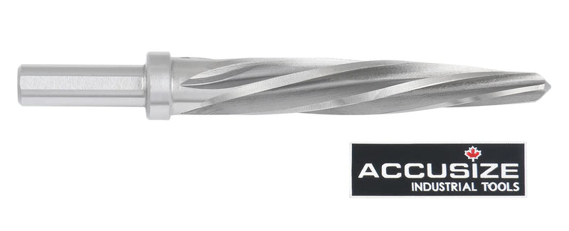 [Australia - AusPower] - Accusize Industrial Tools 11/16'' Hss Aligning Reamer with Spiral Flutes, 0522-1116 11/16" 