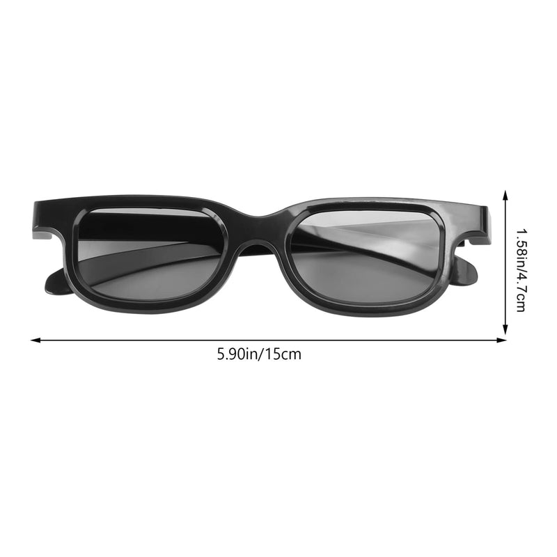 [Australia - AusPower] - SUPVOX Tv Projector 5 Pairs 3D Viewing Glasses for Movies Game Ultra-Light 3D Glasses Movie Polarizer for Theater Screens Computer Monitors Polarized Glasses 