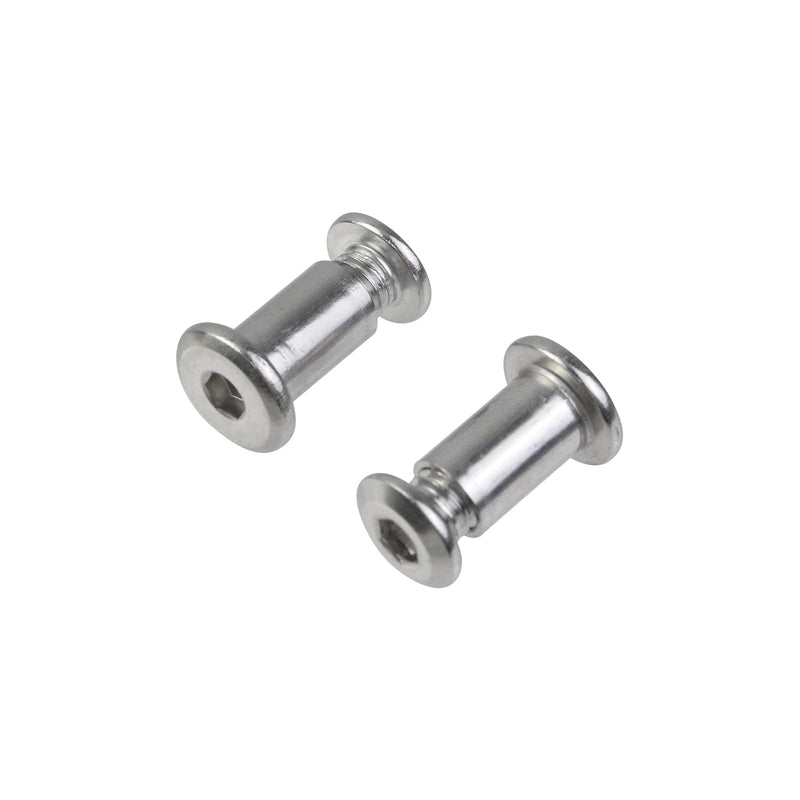 [Australia - AusPower] - Oedema 20 Sets M8×8mm Silver Screw Rivets Φ10×16mm Furniture Screws Stainless Steel Barrel Nuts and Bolts for Beds, Chairs, Furniture M8×8mm, Φ10×16mm 