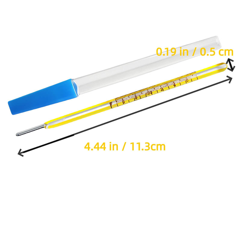 [Australia - AusPower] - ℃&℉ Oral Thermometer for Adults and Kids 2PCS - Glass Rectal Thermometer for Baby - Basal Body Thermometer - Non Infrared Digital Thermometer - Accurate Easy Reading by HARIKA LIFE 