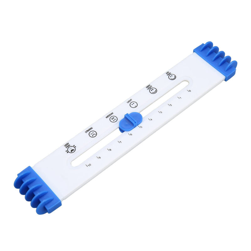 [Australia - AusPower] - Srliya Pain Level Ruler Face Painting Pattern Plastic Test Pain Rating Ruler for Hospital 
