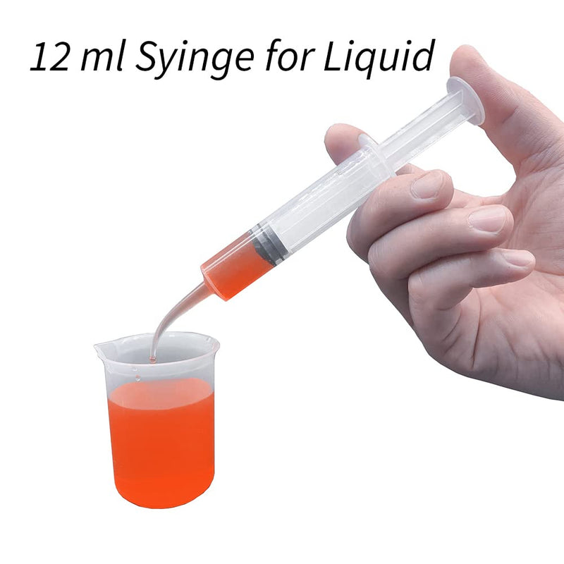 [Australia - AusPower] - Wisdom Teeth Syringe, 10 Pack Dental Irrigation Curved Syringes for Dental Care Liquid Oral Tonsil Stone TMJ Chin Pain Relief Dentist Implant Clean Feeding Water 