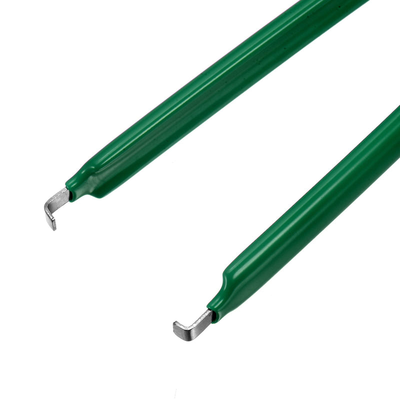 QUARKZMAN IC Puller Chip Extractor Stainless Steel with Insulated Vinyl Handle Green 1 Pack