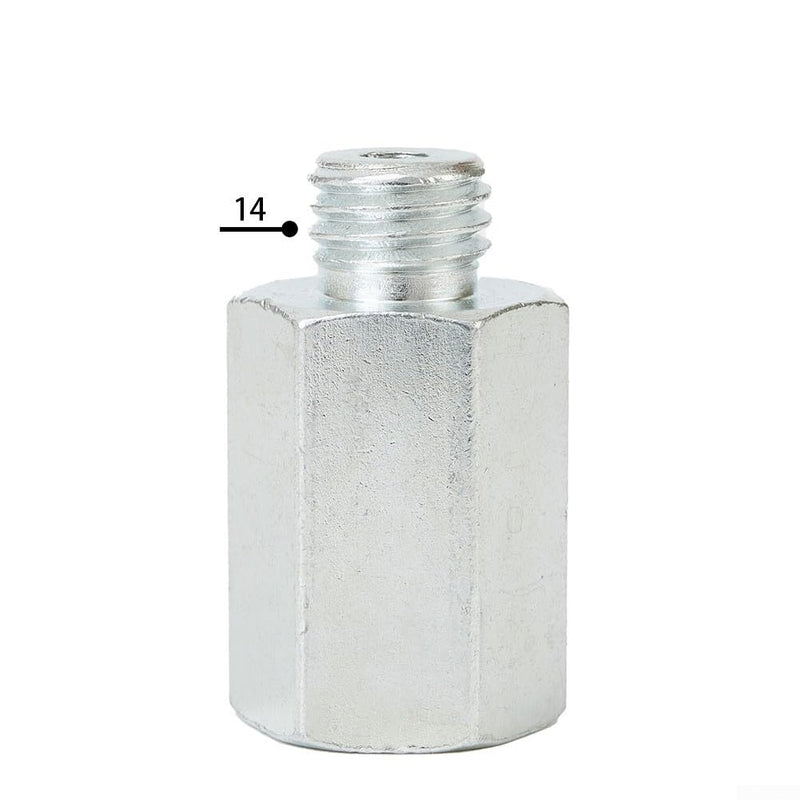 [Australia - AusPower] - M16 to M14 Adapter Suitable for Deep Processing Techniques for Polishing Pads, Drill, Cutting Disc, Polishing Machine (Outer for M14 Inner M16) Outer M14 inner M16 