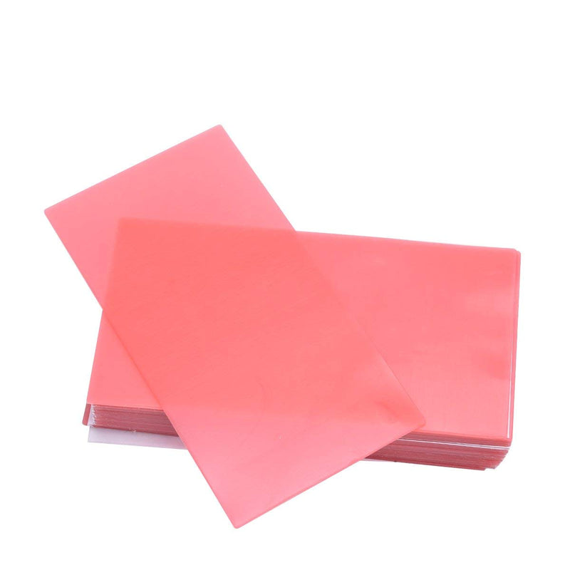 [Australia - AusPower] - Lab Base Plate Wax Dental Wax Sheets Red Utility Wax Sheets US Stock (20PCS) 