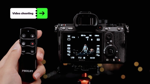 PHOLSY RMT-P1BT Bluetooth for Sony Camera Remote Wireless Release Commander Compatible with Sony Camera