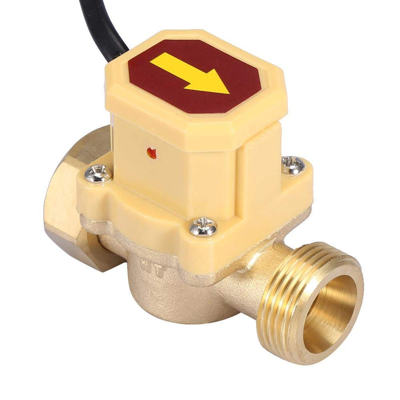 Water Flow Sensor Switch, G3/4-G3/4 Thread Water Pump Adjustable Flow Sensor Pressure Automatic Switch 220V, Water Flow Sensor Switch Sensor