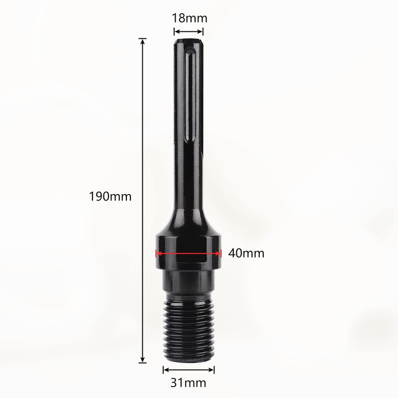 [Australia - AusPower] - CPROSP SDS MAX Adapter to 1 1/4 Inch UNC Diamond Drill Bit Adapter for Core Drill SDS MAX Adapter to UNC 1/4-1 