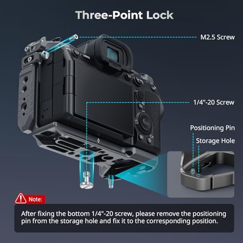 SmallRig HawkLock Cage for Sony A7R V/ A7 IV/ A7S III/ A7R IV/A 1