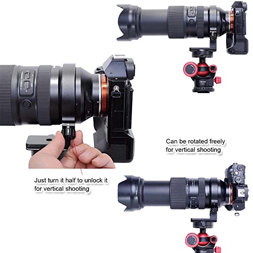 Tripod Mount Ring Lens Collar Compatible with Tamron 50-400mm f/4.5-6.3 Di III VXD A067, Lens Support Holder Bracket Bottom is Arca-Swiss Fit Quick Release Plate Dovetail Groove