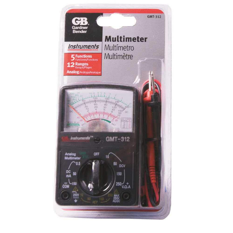 [Australia - AusPower] - GB Gardner Bender GMT-312 12 Range Pocket Multimeter 