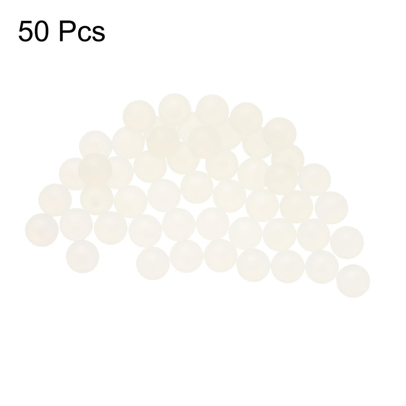[Australia - AusPower] - uxcell 50pcs PP Plastic Bearing Balls 5/16" 7.938mm Solid Plastic Balls, G1 Precision Mini Balls 5/16" 