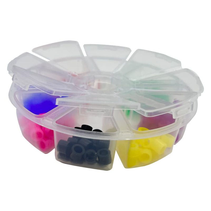 [Australia - AusPower] - 160PCS Dental Code Rings Silicone Instrument Code Circle Autoclavable Orthodontic Color Code Rings (Multicolor) Multicolor 