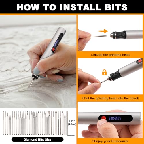 Mini Engraving Pen Electric Engraving Tool for Wood Carving