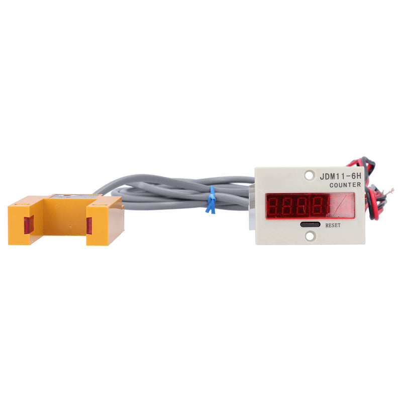 [Australia - AusPower] - Digital Display Counter,BEM?6H?30E4?CT Electronic Industrial Sensor Automatic Induction Digital Display Counter with Wire,3 Counting Method(DC12-24V) 