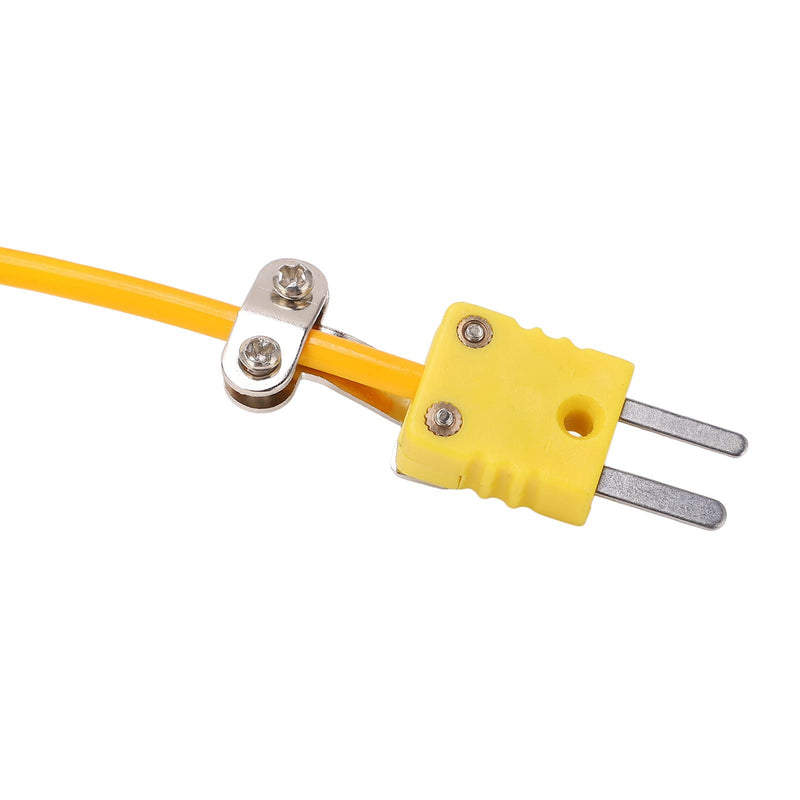[Australia - AusPower] - K Type Handheld Outside Thermocouple Thermoelement Typ K Sensor, Stecker Thermoelement mit KopfProbe NR 81531B Straight Shank Surface Temperature Probe Replacement 5 Seconds Response -50 