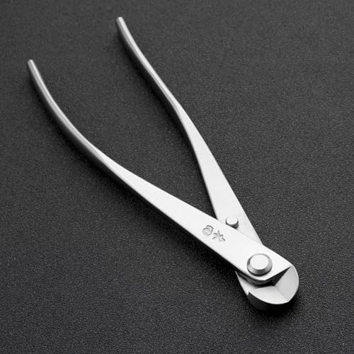 Tianbonsai professional grade bonsai wire cutter, 180 mm 4Cr13MoV alloy steel tool