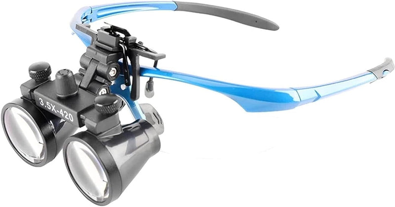 [Australia - AusPower] - 2.5X/3.5X Binocular Loupes Glasses Magnifier Clip on Style DY-101 (3.5X) 3.5X 