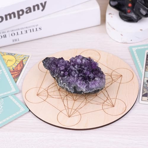 Natural Amethyst Crystal Geode Raw Amethyst Crystal Cluster 0.33-0.44 lb(150-200g)