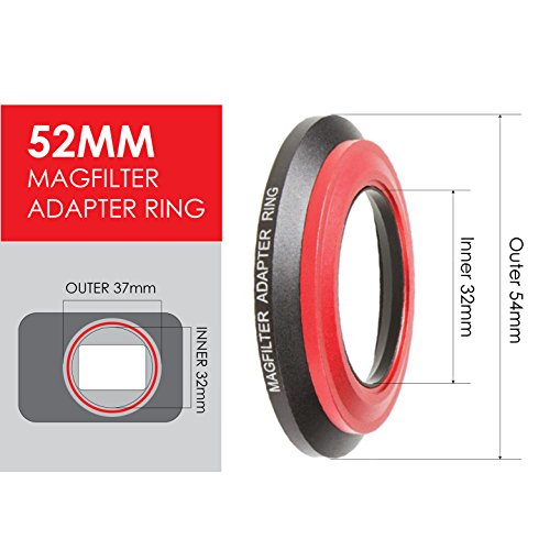 Kamerar MagFilter 52mm Threaded Magnetic Lens Filter Adapter Ring