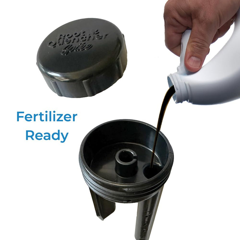 [Australia - AusPower] - Spike 4-Pack - Deep Underground Dripper, Tree & Plant Root Watering Drip Irrigation & Fertilizer Stake (1/2" Female NPT Compatible with All Connectors, Water Hose, Drip & PVC) Root Quencher Spike (4-pack) 