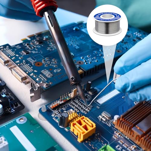 1 Roll Soldering Wire, Soldering Wire, Solder 1 mm 100 g, Soldering Wire Lower Melting Point, Soldering Wire for Electric Soldering, DIY Work | Soldering wire lower melting point, soldering wire for electric soldering DIY work