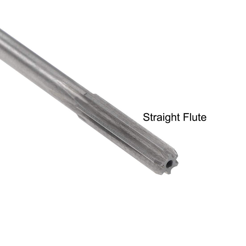 [Australia - AusPower] - uxcell 6mm Chucking Reamer, HSS Cobalt M35 Lathe Machine Reamer D4 6 Straight Flutes, Round Shank Milling Cutting Tool, for Stainless Steel Alloy Copper Metal 