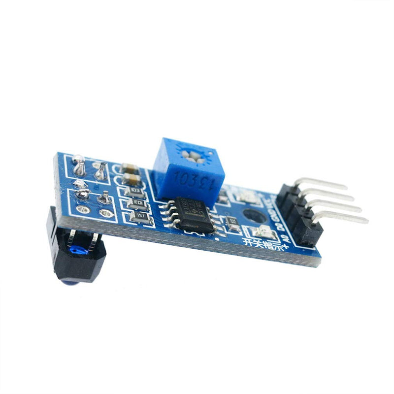 [Australia - AusPower] - HiLetgo 10pcs TCRT5000 Infrared Reflective Sensor IR Photoelectric Switch Barrier Line Obstacle Avoidance Module Tracing Sensor Tracing Module for Arduino Smart Car Robot 