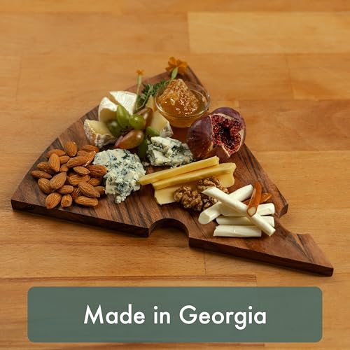 Walnut Cheese Board for Kitchen - Wooden Charcuterie Boards for Serving Food – Meat and Cheese Tray – Small Charcuterie Platter - House Warming Gifts New Home - Wedding Gifts – Tabla de Quesos