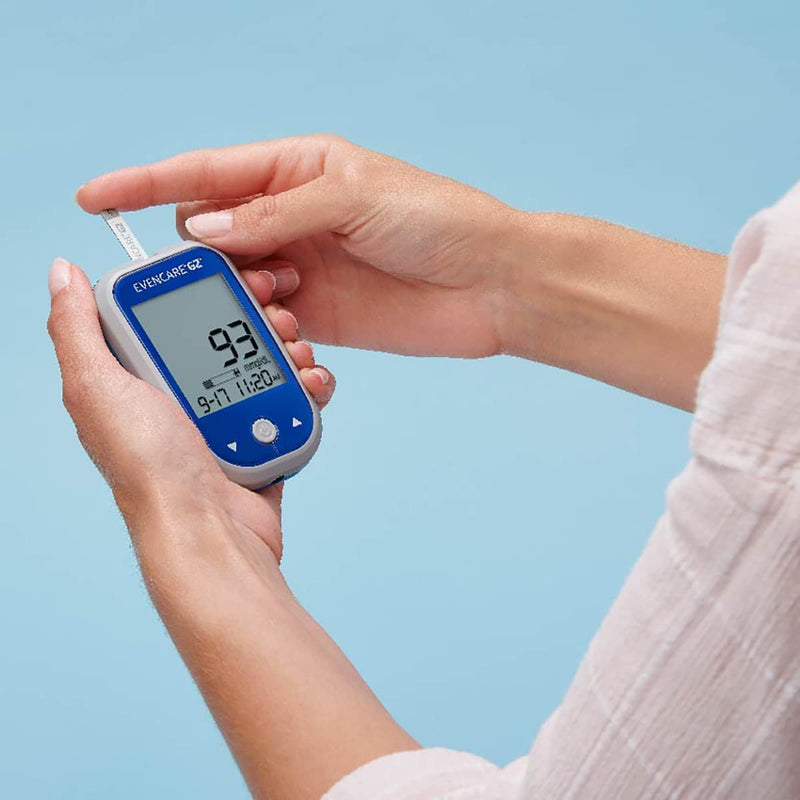[Australia - AusPower] - Medline EvenCare G2 Blood Glucose Test Strips, Self-testing with G2 Monitoring System, 6 Second Results, 50 Count System, 6 Second Results, 50 Count 