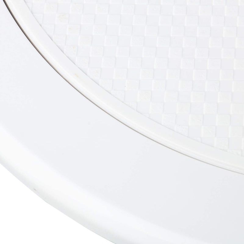 YaeMarine 2-Pack 4" 6" Boat Deck Cover Marine Inspection Hatch Deck Plate Access & Lid Round Non-Slip 6 Inch White