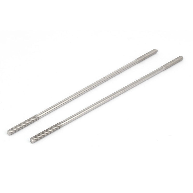 [Australia - AusPower] - uxcell M5x190mm 304 Stainless Steel Double End Threaded Stud Screw Bolt 10pcs 