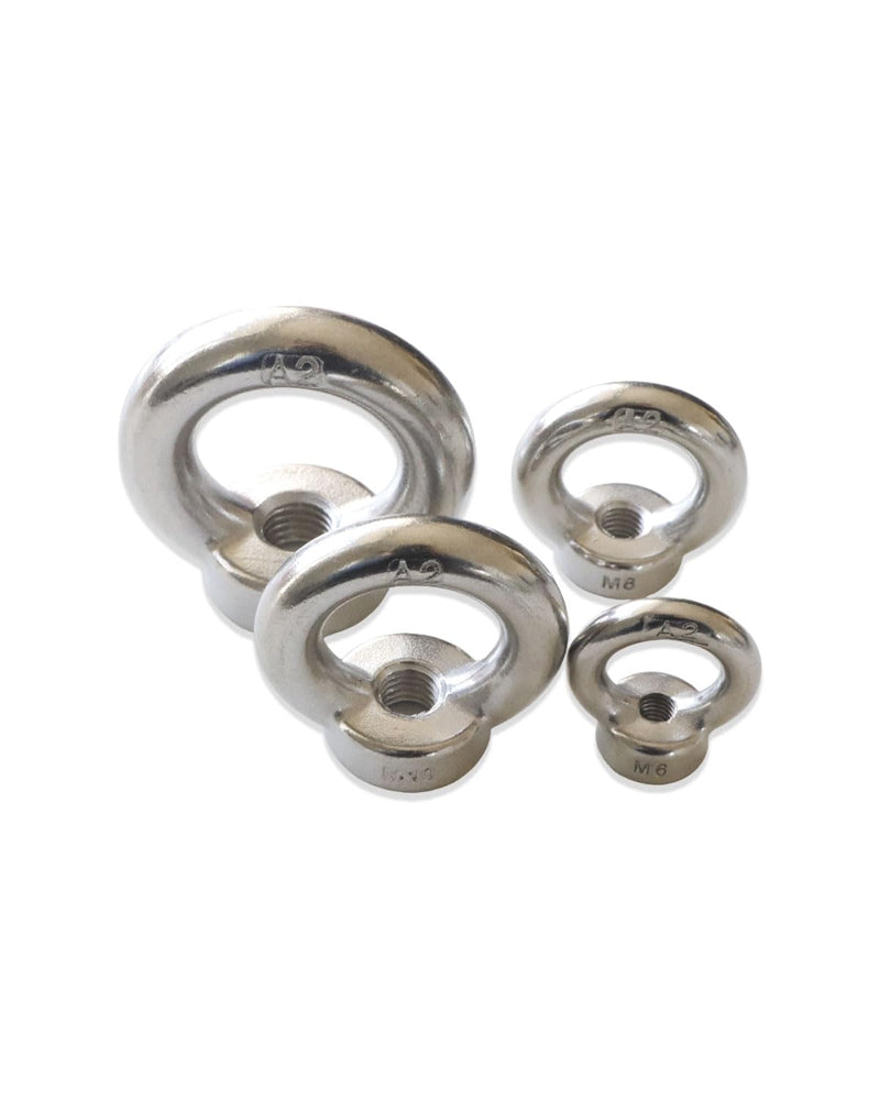 [Australia - AusPower] - M12 Eye Nuts - IMScrews 304 Stainless Steel Eye Nuts - Resilient Hardware for Home Repairs and Professional Projects Pack of 1 M12 