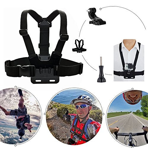 3 in 1 Universal Action Camera Accessories Kit and 360 Degree Rotation Hand Strap Mount Wrist Strap Belt Compatible with Gopro Hero 13 12 11 10 9 8 7 6 5/AKASO EK7000/V50/Brave 7/Dragon Touch Action