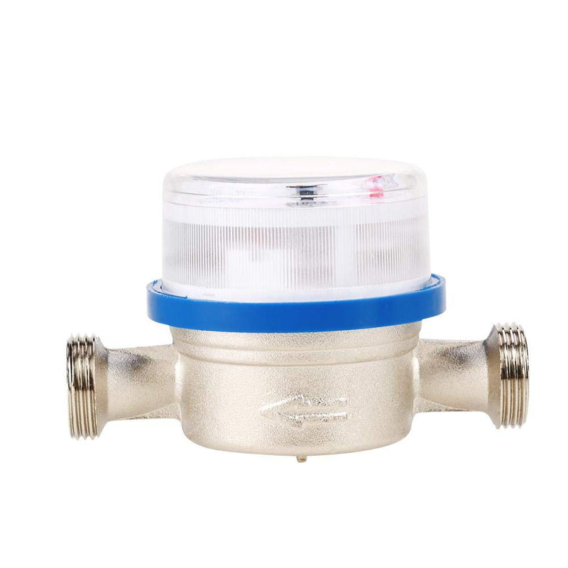 [Australia - AusPower] - Acogedor Water meter flow House and Garden, 15mm 1/2" Plastic Cold Water Meter, Single Water Table Measuring Tools 