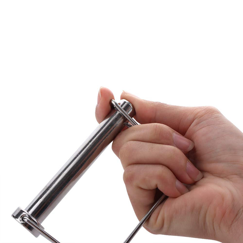 [Australia - AusPower] - Large Square Safety Coupler Pin 1/2" x 3-1/2"(12.6mm x 90mm), Full Marine grade 316 stainless steel Heavy duty Shaft Locking Pin 